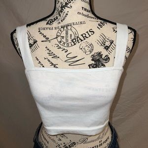Shein White Crop Top